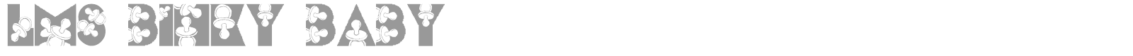 LMS Binky Baby font preview